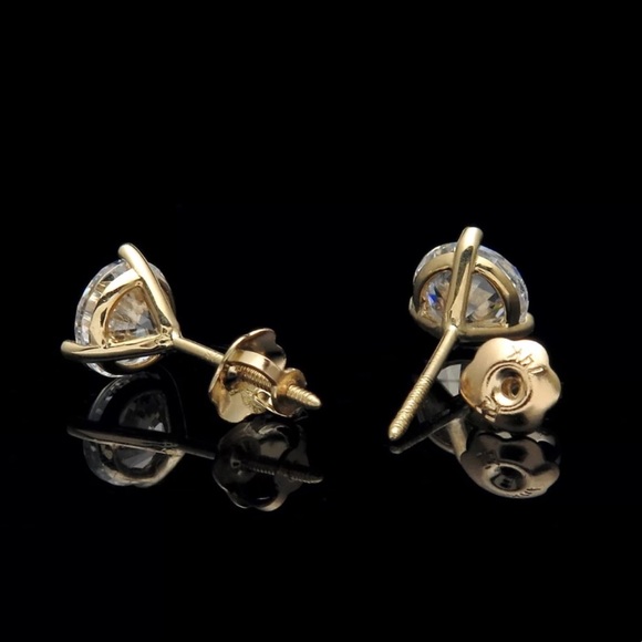 1ct Lab created diamond 14k martini - Picture 4 of 8